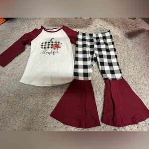 Girls size 4/5 online boutique matching set brand new